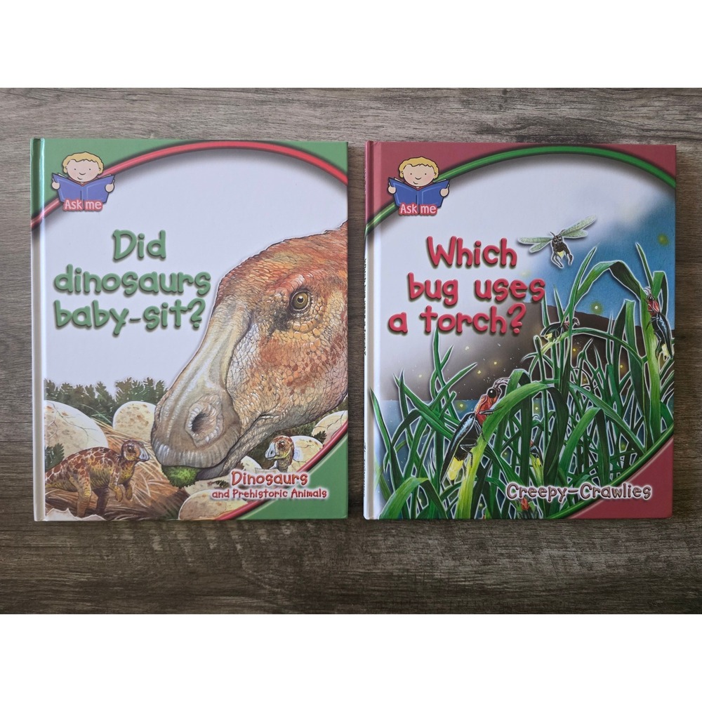 Southwestern Ask Me Books Set Dinosaurs & Creepy-Crawlies Hardcover HOMESCHOOL